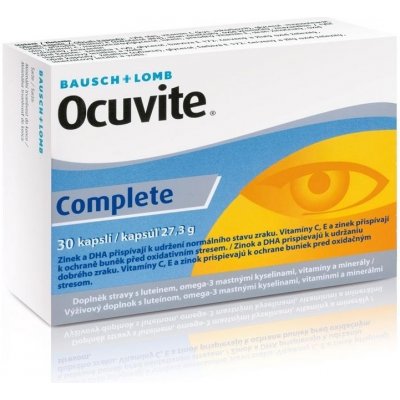 Ocuvite Complete 30 kapslí – Hledejceny.cz