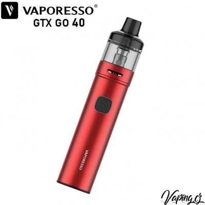 Vaporesso GTX GO 40 Pod Kit 1500 mAh Červená 1 ks – Zboží Mobilmania