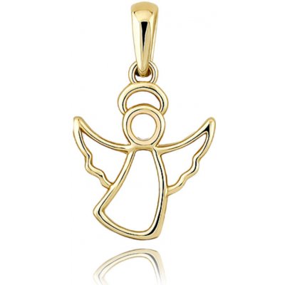 Minet JMG0274WGP00 zlatý přívěs anděl – Hledejceny.cz