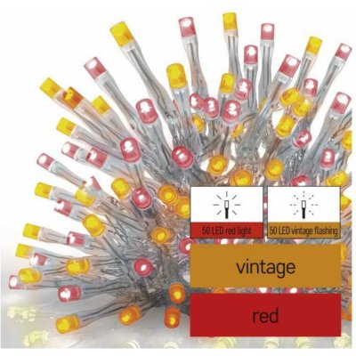 Emos D1CD01 CONNECT ICICLE 100LED 2.5M IP44 RED VNT FIREFLY – Zboží Mobilmania