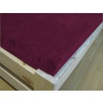 Jahu Prostěradlo mikroplyš vínové 180x200 – Zboží Dáma