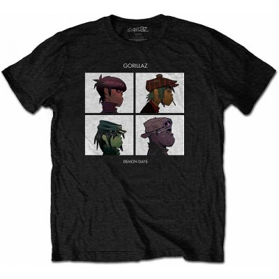 Gorillaz tričko Demon Days Black – Zbozi.Blesk.cz