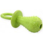 Olala Pets Gumové kousátko pro psa dudlík s rolničkou 9,5 cm – Sleviste.cz