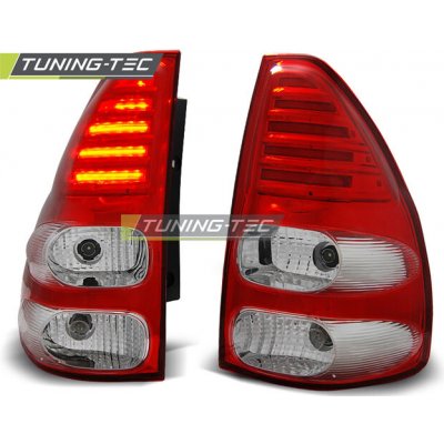 Tuning-Tec Zadní čirá LED světla Toyota Land Cruiser 120 (2002 - 2009) - červené – Hledejceny.cz