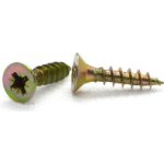 Vrut univerzální 4x18 žlutý zinek, zápustná hlava, křížová drážka, celý závit – Hledejceny.cz