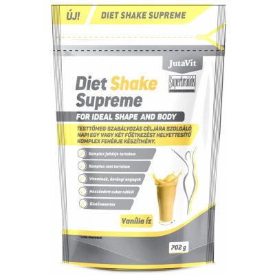 JutaVit Diet Shake Supreme bílkovinný prášek vanilka 702g – Sleviste.cz