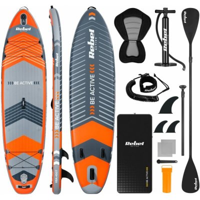 Paddleboard SUP REBEL ACTIVE RBA-4507-OR – Zboží Dáma