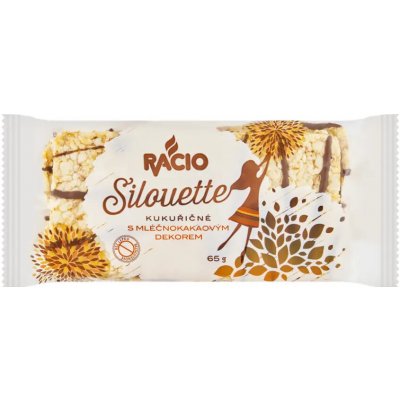 Racio Silouette kukuřičné s mléčnokakaovým dekorem 65 g – Zboží Dáma