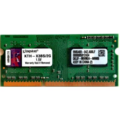 Kingston 2GB DDR3 SODIMM 1333MHz CL9 KTH-X3BS/2G, 042.A00LF KTH-X3BS/2G, 042.A00LF