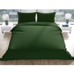 Goldea bavlna povlečení TMAVĚ ZELENÉ 140x200 70x90 – Sleviste.cz