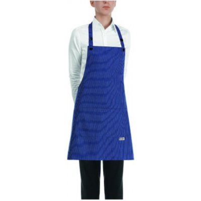 Egochef zástěra Modré jemné bílé pásy E-6000106C – Hledejceny.cz
