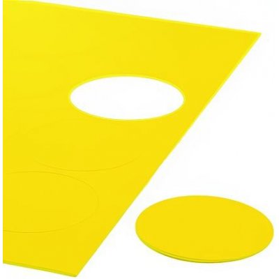 Magnetická kolečka žlutá, sada 12 ks – Zboží Dáma