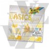 Vystřihovánka a papírový model Origami papírky 10x10 Basic žlutý Folia Bringmann TBF4611010