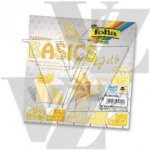 Origami papírky 10x10 Basic žlutý Folia Bringmann TBF4611010
