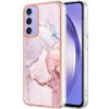 Pouzdro a kryt na mobilní telefon Samsung Protemio 73849 IMD MARBLE Ochranný kryt Samsung Galaxy A15/A15 5G ROSE GOLD