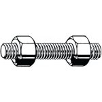 Svorník se 2 šestihrannými maticemi ASME B16.5/B18.2.2 Ocel ASTM A193 - ASTM A194 Pravý Bez PU Gr.B7 - Gr.2H 2.1/2X440 (17.1/4) – Hledejceny.cz