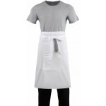 Whites Chefs Clothing Zástěra Bistro 100 x 70 cm polybavlna Černá – Hledejceny.cz