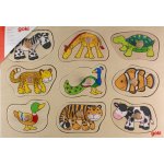 Goki Puzzle s mi úchytkami Mláďata zvířat II – Hledejceny.cz