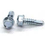 Šroub TEX DIN 7504K samovrtný šestihranná hlava s límcem 6,3x25, zinkovaný – Hledejceny.cz