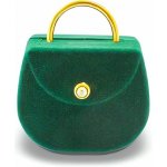 Beneto dárková krabička na prsten nebo náušnice Kabelka KDET20-GR Tmavě zelená – Zboží Dáma