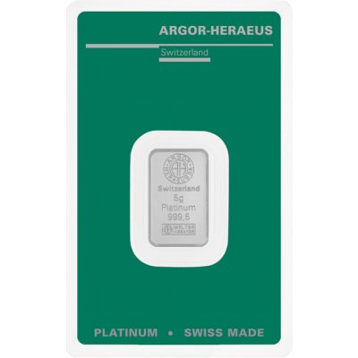 Argor-Heraeus platinový slitek 5 g – Zboží Dáma