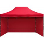 Aga STK22537 3x4,5m, červený, s 3 bočnicemi, Polyester, výška 3,24 m – Hledejceny.cz