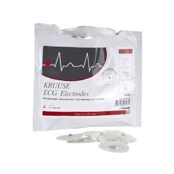 Kruuse ECG Elektrody pro EKG 40 ks - VÝPRODEJ