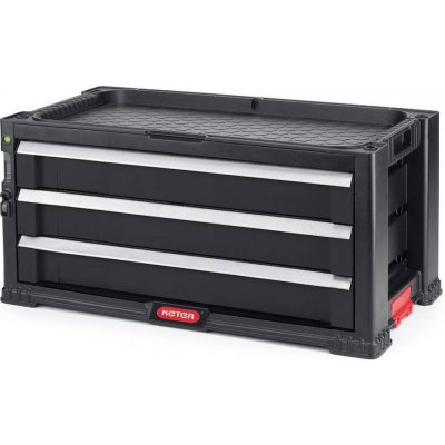 Keter regál 3 zásuvky / BLACK – Sleviste.cz