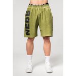 Nebbia pánské šortky Washed-off Gym Sweatshorts NO BS Light Green – Zboží Dáma