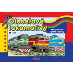 Dieselové lokomotivy - Jednoduché vystřihovánky