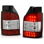 Zadní světla VW T5 03-09 zad.výklopné dveře - krystal/červené LED – Hledejceny.cz