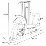 BH Fitness Leg Press L050 – Zboží Mobilmania