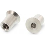 INOX ART. 9062 Matice nábytkářská se zápustnou hlavou a vnitřním 6-hr, nerez A2 Varianta: Matice nábytkářská zápustná hlava, imbus, nerez A2 M8X16 – Sleviste.cz