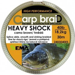 SEMA Heavy Shock hnědá 30m 40lb