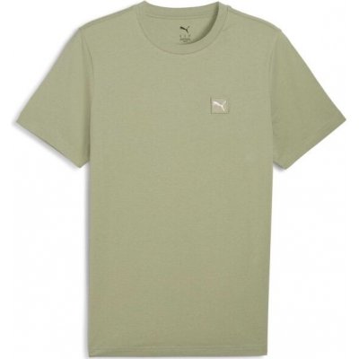 Puma Essentials Elevated Tee pánské triko khaki – Hledejceny.cz