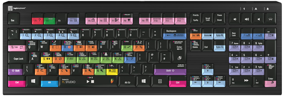 Logic Keyboard FL Studio Astra 2 PC European English