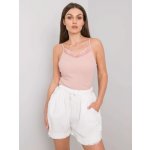 Tank Růžový tílko s krajkou RV TP 6665 22P Pink – Zboží Dáma