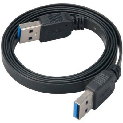 Akasa AK-CBUB25-15BK USB OTG - mikro USB na USB , 15cm