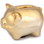 Prima-obchod Zlaté prasátko pro štěstí pokladnička barva zlatá – Zboží Dáma