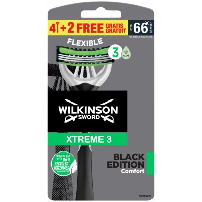 Wilkinson Sword Xtreme 3 Black Edition 6 Ks – Zbozi.Blesk.cz