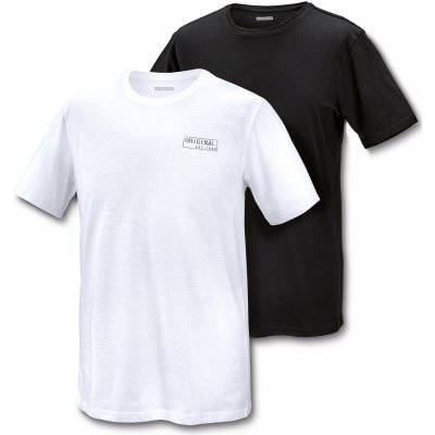 Parkside pánské triko 2 kusy bílá/černá – Zboží Mobilmania