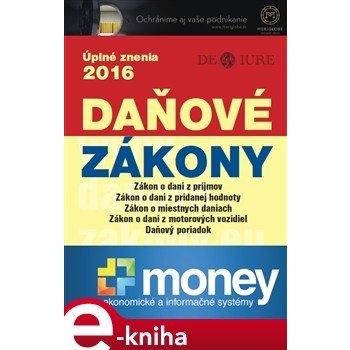 Daňové zákony 2016 SR XXL ProFi