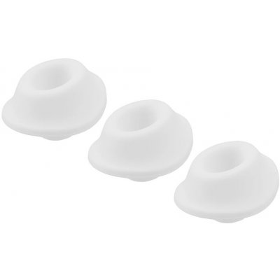 Womanizer Type A Stimulation Heads Premium Classic Liberty S White 3 Pack – Zboží Mobilmania