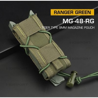 Wosport Tiger type Molle na pistolové zásobníky Ranger Green – Hledejceny.cz