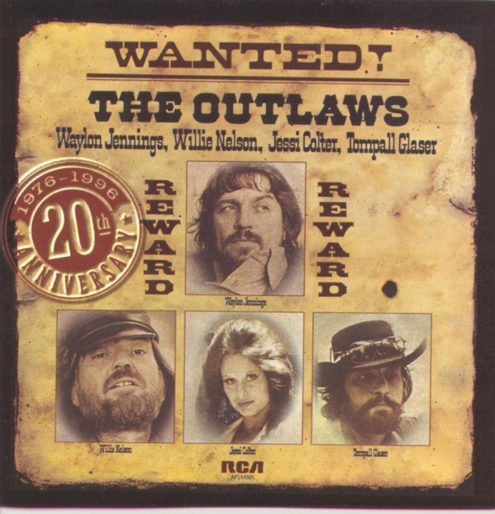 JENNINGS, WAYLON & WILLIE NELSON - WANTED! THE OUTLAWS LP