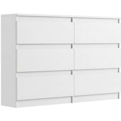 Framire Úzká komoda se zásuvkami bílá 120 x 30 cm Modern R120 – Zboží Mobilmania
