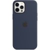 Pouzdro a kryt na mobilní telefon Apple Apple iPhone 12 Pro Max Silicone Case with MagSafe Deep Navy MHLD3ZM/A