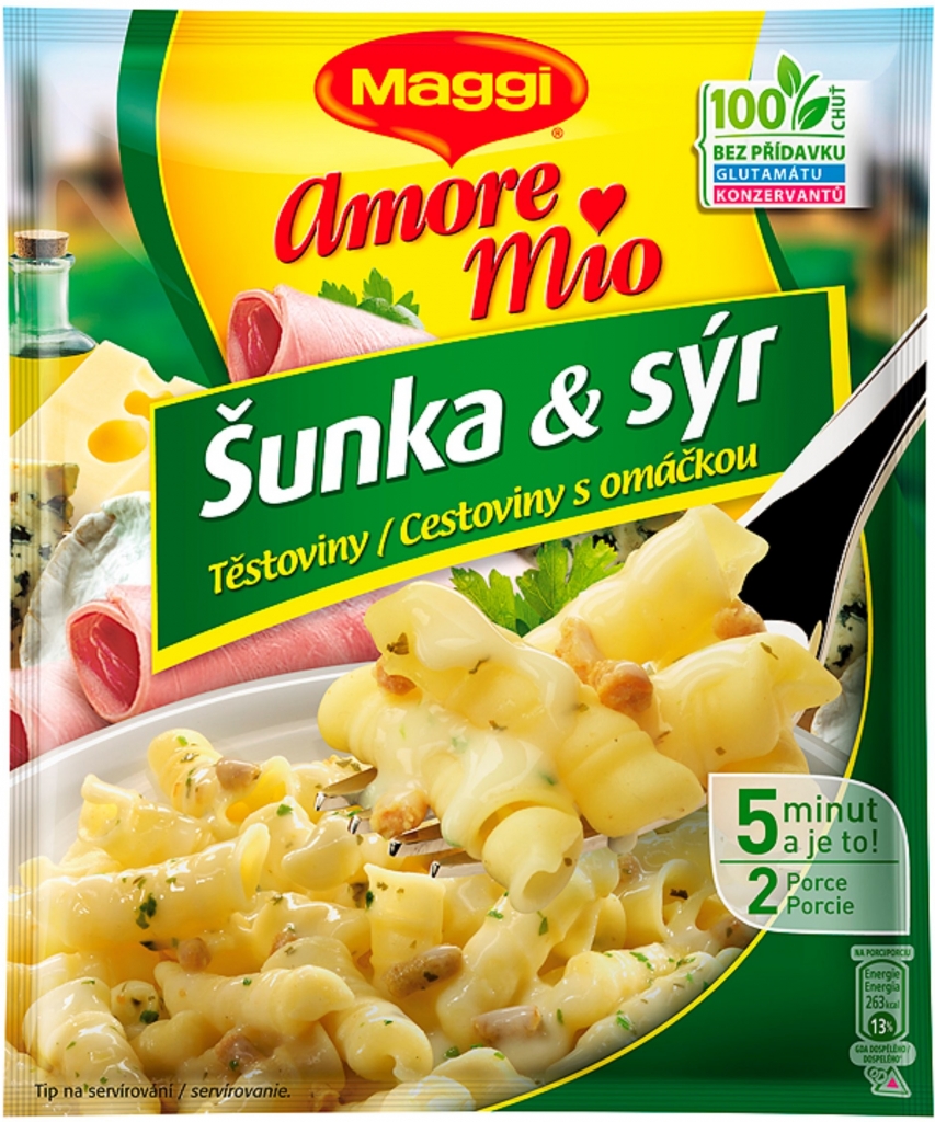 Maggi Amore mio Šunka a sýr těstoviny s omáčkou 140 g od 60 Kč - Heureka.cz