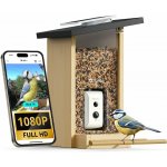 Enabot Smart krmítko pro venkovní ptactvo Birdfy Ebony Lite s kamerou 20,3 x 20,3 x 33,8 cm – Zboží Mobilmania