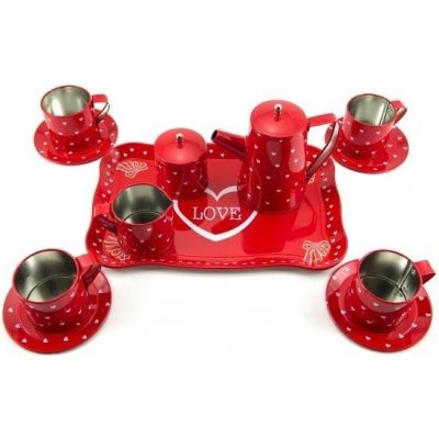 Teddies čajový set červený – Zboží Mobilmania